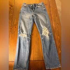 American Eagle Outfitters Blue Straight Leg Jeans